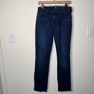 7 for all Mankind Jeans Women's Size 29 Blue Dark Wash Kimmie Straight Leg